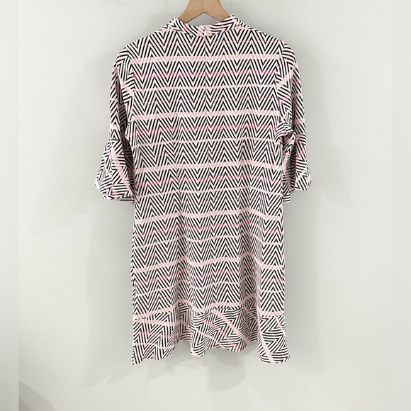 Tyler Boe Mindy Jacquard Dress Pink And Gray Size Medium - Picture 7 of 7